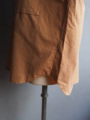 画像17: Still By Hand(スティルバイハンド) 製品染めオーバーサイズシャツ ペールオレンジ