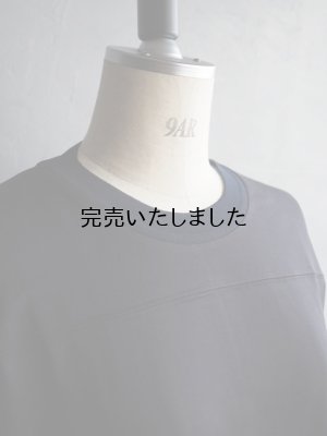 画像12: Still By Hand(スティルバイハンド) フットボールライクロングスリーブTシャツ ブラックネイビー