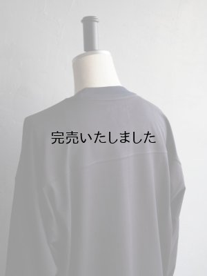 画像19: Still By Hand(スティルバイハンド) フットボールライクロングスリーブTシャツ ブラックネイビー