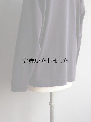 画像21: Still By Hand(スティルバイハンド) フットボールライクロングスリーブTシャツ ブラックネイビー