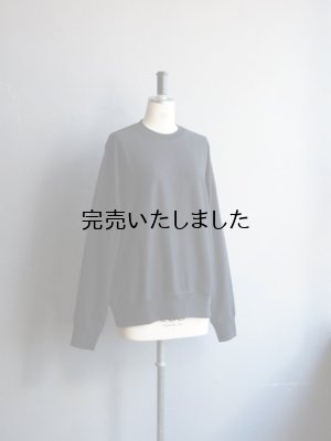 画像5: alvana(アルヴァナ) B.D SWEAT TEE SHIRTS(空紡)  ブラック
