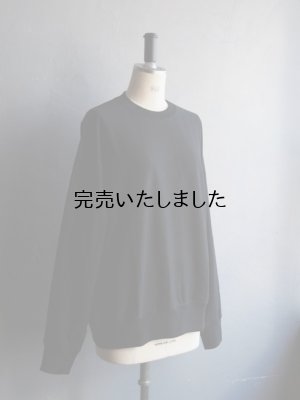 画像6: alvana(アルヴァナ) B.D SWEAT TEE SHIRTS(空紡)  ブラック