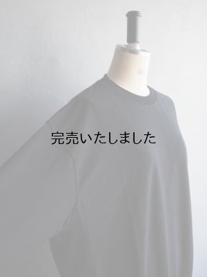 画像9: alvana(アルヴァナ) B.D SWEAT TEE SHIRTS(空紡)  ブラック