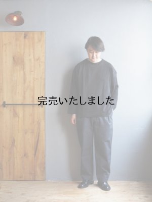 画像22: Gicipi(ジチピ) PINGUINO - クルーネックリラックスフィット 9分袖カットソー(メンズ)-ブラック