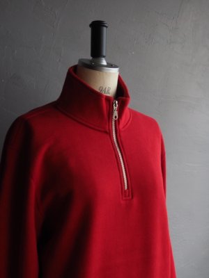 画像6: VICTORIA ATHLETICS（ヴィクトリア アスレチックス） ZIP MOCK SWEAT ハーベストレッド
