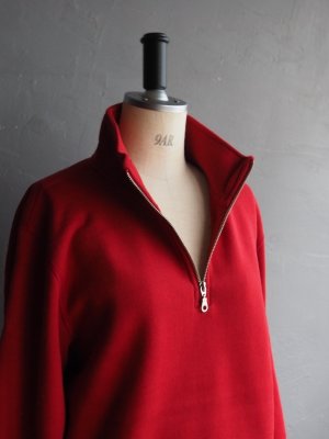 画像8: VICTORIA ATHLETICS（ヴィクトリア アスレチックス） ZIP MOCK SWEAT ハーベストレッド