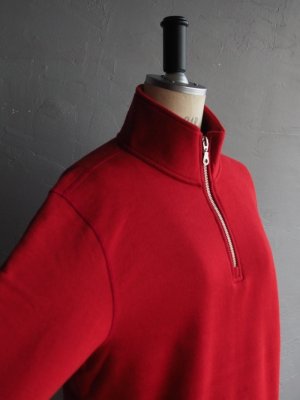 画像9: VICTORIA ATHLETICS（ヴィクトリア アスレチックス） ZIP MOCK SWEAT ハーベストレッド