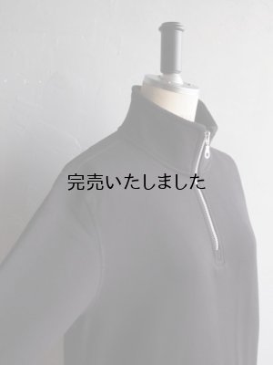 画像9: VICTORIA ATHLETICS（ヴィクトリア アスレチックス） ZIP MOCK SWEAT ブラック