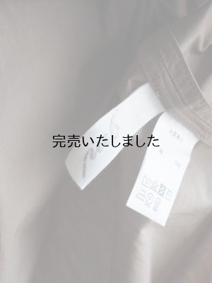 画像20: pub(ピューブ) オーガニックコットンワッシャー バンドカラーブラウス カーキ