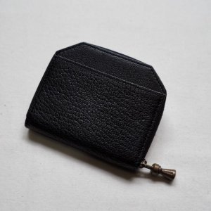 画像1: POSTALCO(ポスタルコ) Kettle Zipper Wallet Thin-ケトルジッパーウォレット-シンサイズ Black