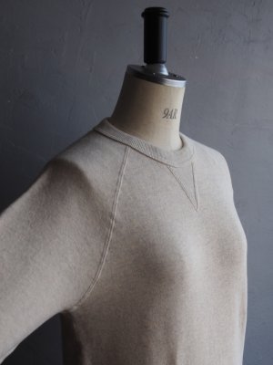 画像9: Kepani(ケパニ) Harris-II-裏起毛クルーネックスウェット- オートミール