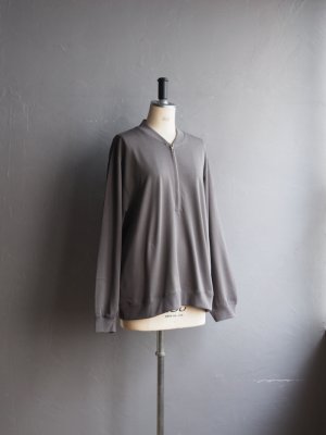 画像5: Still By Hand(スティルバイハンド)  ハーフジッププルオーバーカットソー スレートグレー