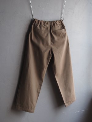 画像14: Still By Hand(スティルバイハンド)コットンシャンブレー2タックワイドイージーパンツ オリーブ