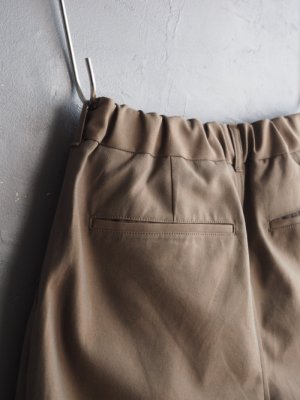 画像16: Still By Hand(スティルバイハンド)コットンシャンブレー2タックワイドイージーパンツ オリーブ