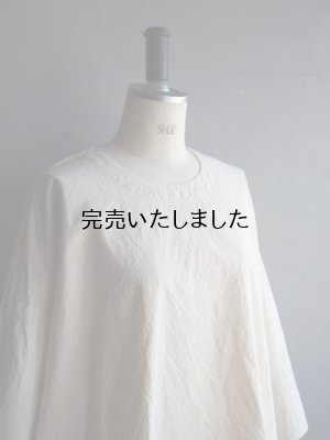 画像10: jujudhau(ズーズーダウ) SMALL NECK SHIRTS-スモールネックシャツ- ネップナチュラル
