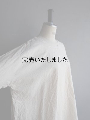 画像11: jujudhau(ズーズーダウ) SMALL NECK SHIRTS-スモールネックシャツ- ネップナチュラル