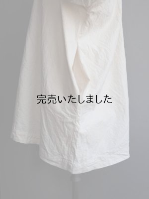 画像16: jujudhau(ズーズーダウ) SMALL NECK SHIRTS-スモールネックシャツ- ネップナチュラル
