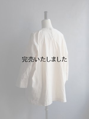画像17: jujudhau(ズーズーダウ) SMALL NECK SHIRTS-スモールネックシャツ- ネップナチュラル
