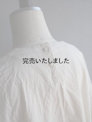 画像19: jujudhau(ズーズーダウ) SMALL NECK SHIRTS-スモールネックシャツ- ネップナチュラル
