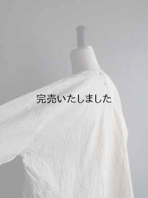 画像20: jujudhau(ズーズーダウ) SMALL NECK SHIRTS-スモールネックシャツ- ネップナチュラル