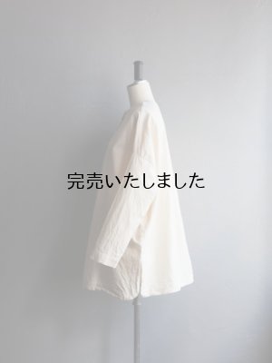 画像4: jujudhau(ズーズーダウ) BOTH SIDE TUNIC-ボスサイドチュニック-ネップナチュラル