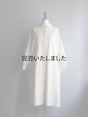 画像4: jujudhau(ズーズーダウ) SHIRTS DRESS-シャツドレス-ネップナチュラル