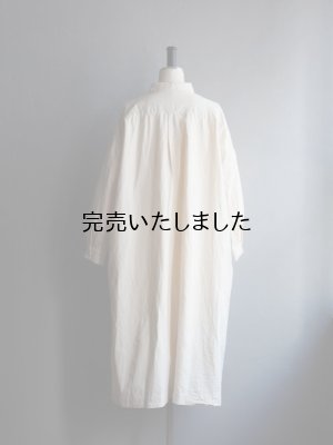 画像6: jujudhau(ズーズーダウ) SHIRTS DRESS-シャツドレス-ネップナチュラル