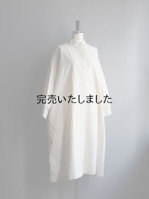 画像8: jujudhau(ズーズーダウ) SHIRTS DRESS-シャツドレス-ネップナチュラル