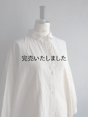 画像10: jujudhau(ズーズーダウ) SHIRTS DRESS-シャツドレス-ネップナチュラル