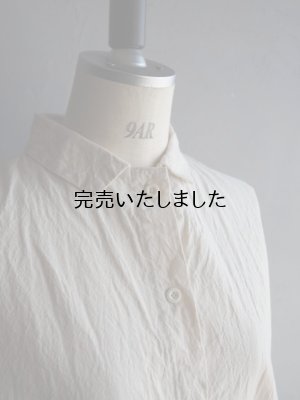 画像11: jujudhau(ズーズーダウ) SHIRTS DRESS-シャツドレス-ネップナチュラル