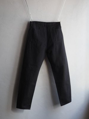 画像17: Still By Hand(スティルバイハンド)  1タックテーパードデニムパンツ ブラック