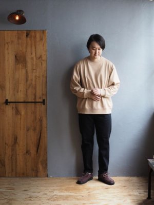 画像23: Still By Hand(スティルバイハンド)  1タックテーパードデニムパンツ ブラック