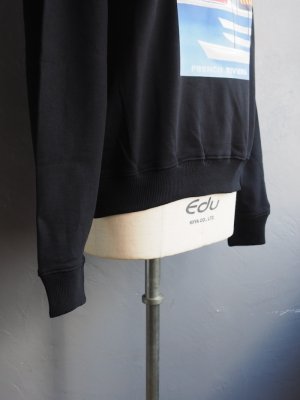 画像13: ATELIER AMELOT-アトリエアメロ  FAUX AIR FRANCE FRENCH RIVIERA-スウェット ブラック