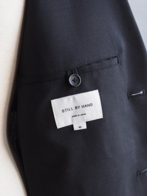 画像23: Still By Hand(スティルバイハンド) 2Bテーラードジャケット インクブラック