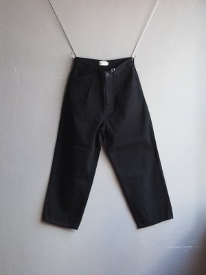 画像4: Still By Hand(スティルバイハンド) 12oz ワンタックデニムペインターパンツ ブラック