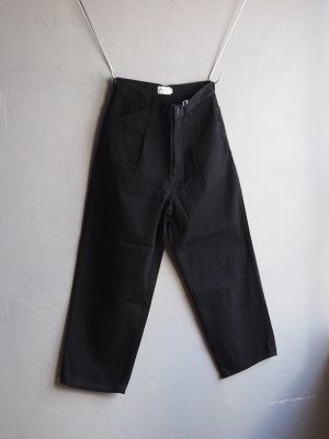 画像5: Still By Hand(スティルバイハンド) 12oz ワンタックデニムペインターパンツ ブラック