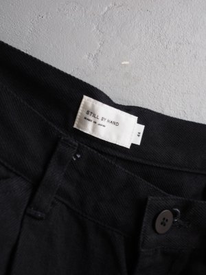 画像18: Still By Hand(スティルバイハンド) 12oz ワンタックデニムペインターパンツ ブラック