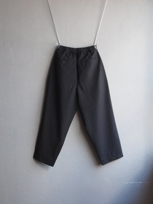 画像11: Still By Hand(スティルバイハンド) 2タックテーパードイージースラックス インクブラック