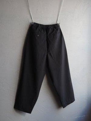 画像12: Still By Hand(スティルバイハンド) 2タックテーパードイージースラックス インクブラック