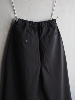 画像13: Still By Hand(スティルバイハンド) 2タックテーパードイージースラックス インクブラック