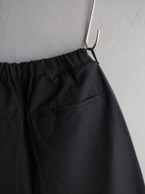 画像15: Still By Hand(スティルバイハンド) 2タックテーパードイージースラックス インクブラック