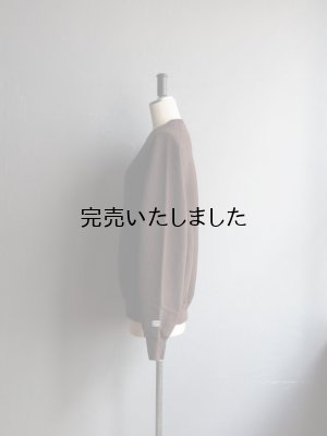 画像5: ENDS and MEANS(エンズアンドミーンズ) Crew Neck Sweat  ダークチョコレート