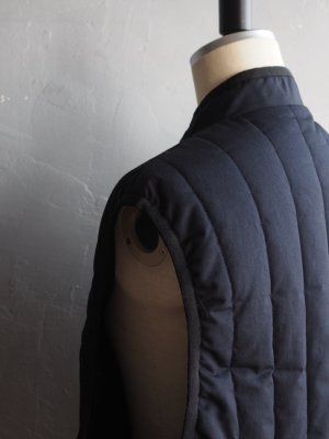 画像20: kontor(コントール) コットンウェザークロスキルティングベスト ネイビー