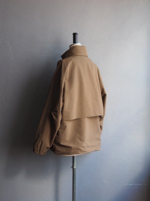 画像7: Still By Hand(スティルバイハンド)スタンドカラーライトブルゾン キャメル