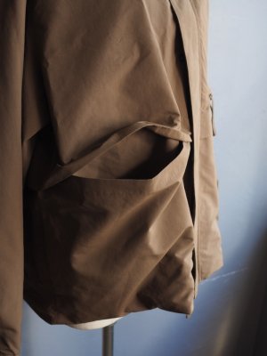 画像14: Still By Hand(スティルバイハンド)スタンドカラーライトブルゾン キャメル