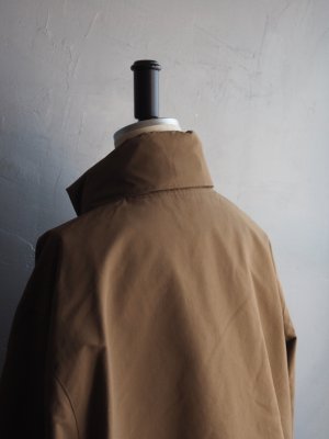 画像22: Still By Hand(スティルバイハンド)スタンドカラーライトブルゾン キャメル