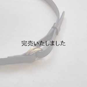 画像7: HERALDIC BELTS-BRIDLE LEATHER 3/4 DUBLE DEE BELT-ブライドルレザーリングベルト ダークハバナ