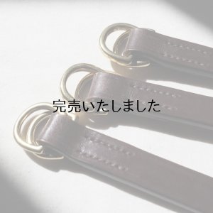 画像12: HERALDIC BELTS-BRIDLE LEATHER 3/4 DUBLE DEE BELT-ブライドルレザーリングベルト ダークハバナ
