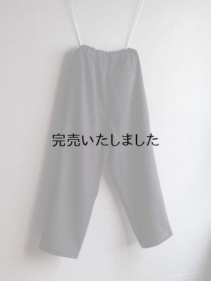 画像15: Still By Hand(スティルバイハンド)ウールジャージーイージースラックス ブラックネイビー