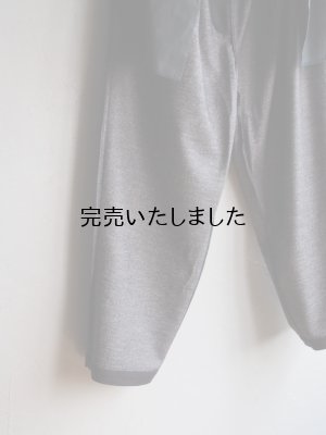 画像19: Still By Hand(スティルバイハンド)ウールジャージーイージースラックス ブラックネイビー